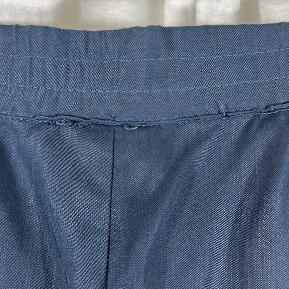 Pure Jill J. Jill Navy Blue Tencel Lyocell Pull On Jogger Pants Womens Size MT - Picture 10 of 10